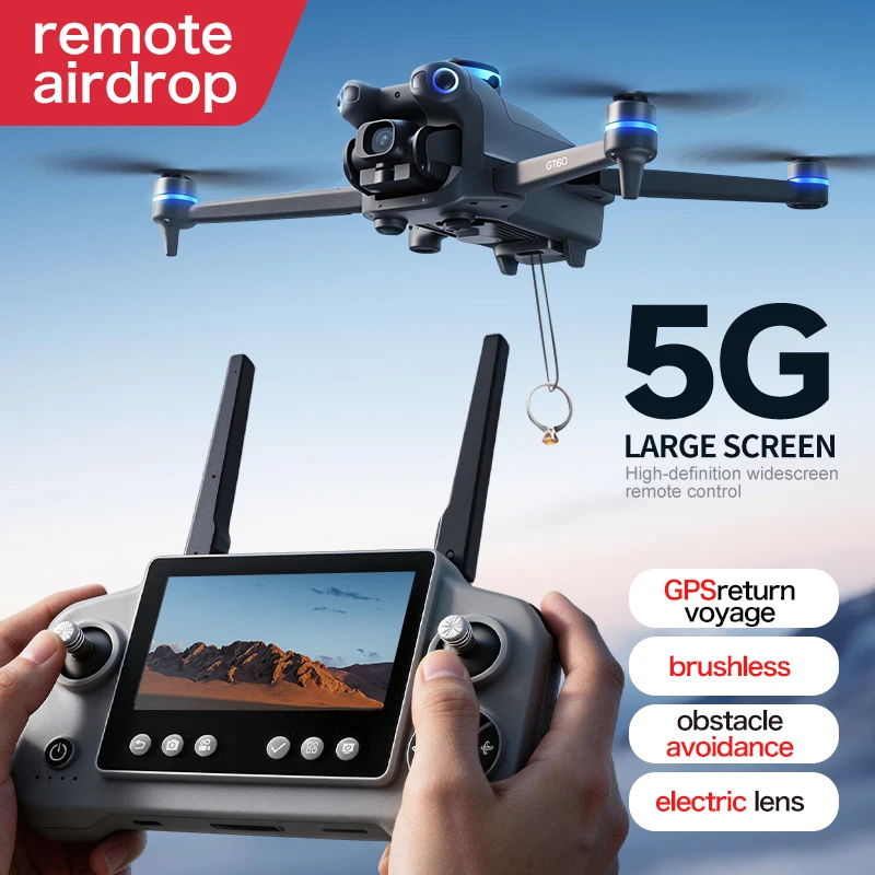 GT60 4K/6K/8K Camera GPS Drone - Drone Gps Mount ulasan dan harga
