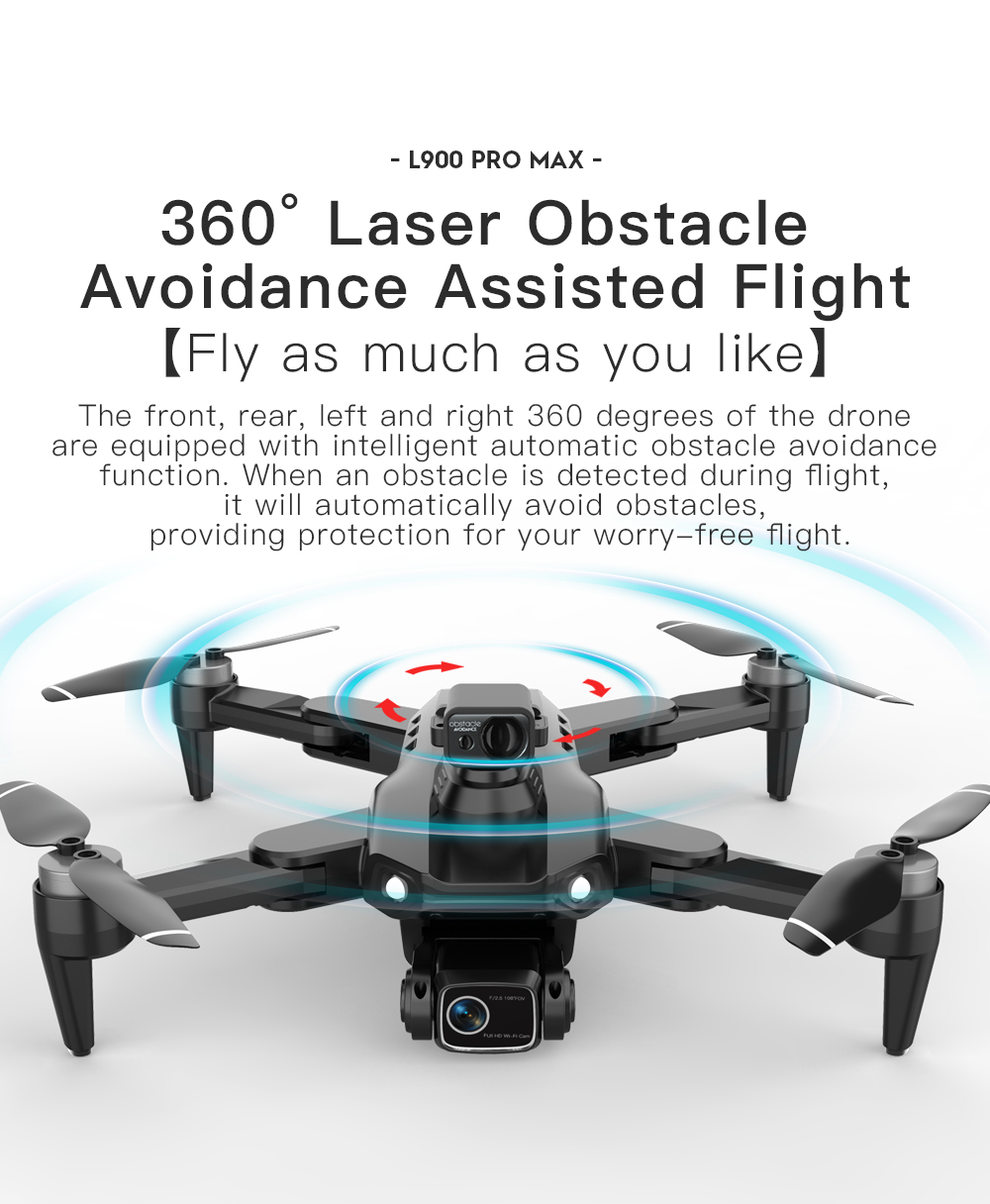 LYZRC L900 PRO MAX Laser Obsta - Drone Gps Mount ulasan dan harga