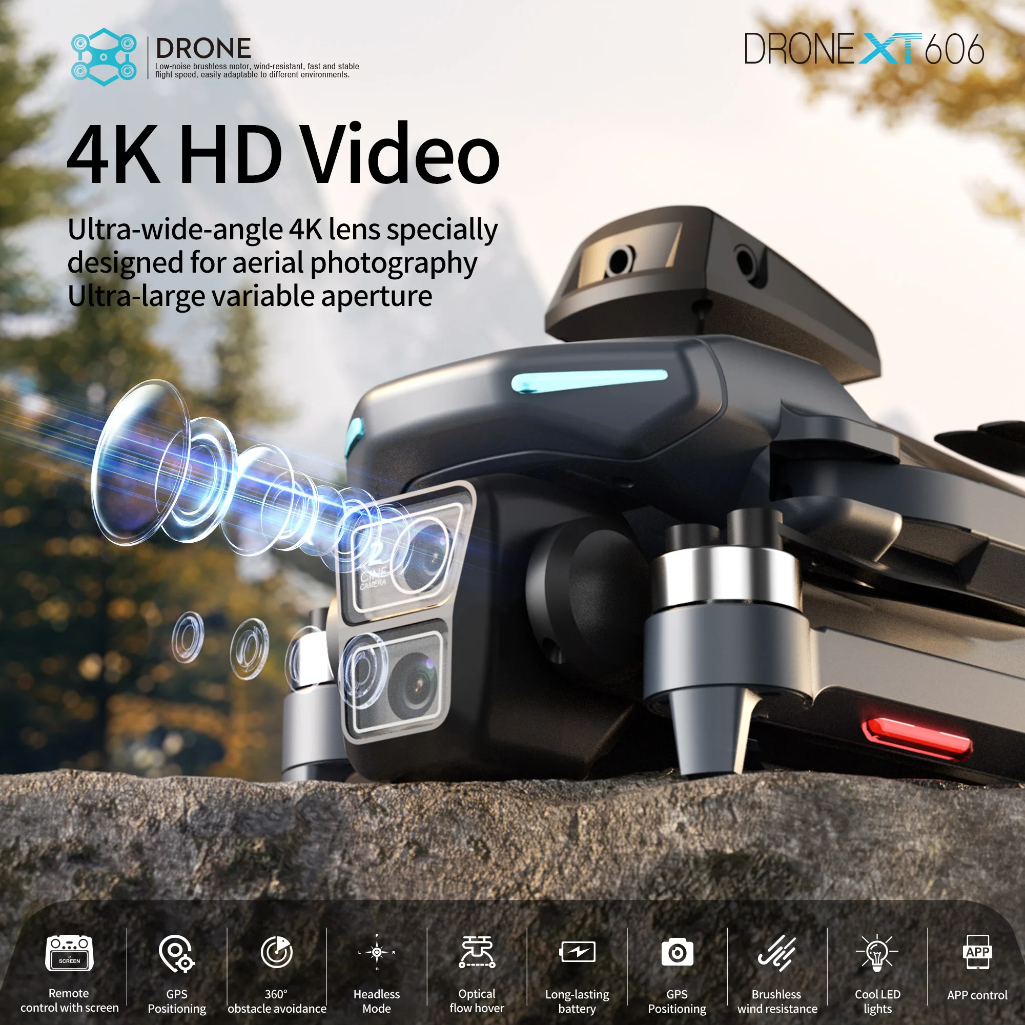 XT606 MAX GPS Drone 4k Profess - Drone Gps Mount ulasan dan harga